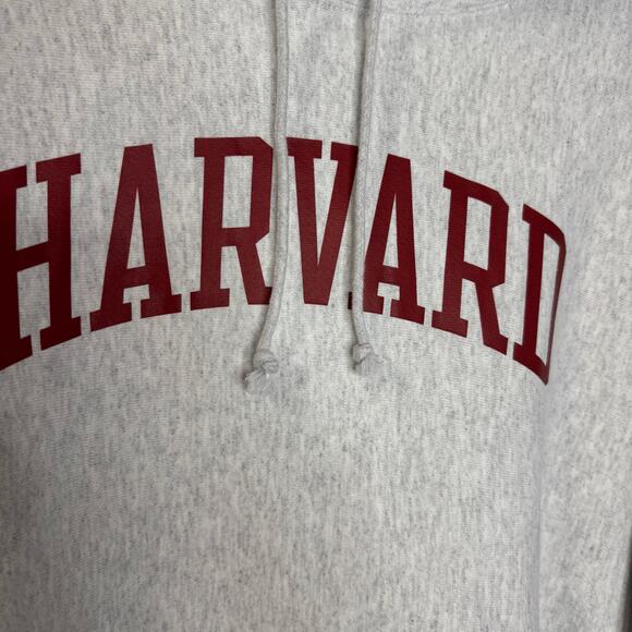 Harvard Crimson Champion Reverse Weave Sweatshirt Hoodie Men's XL - Picture 4 of 9